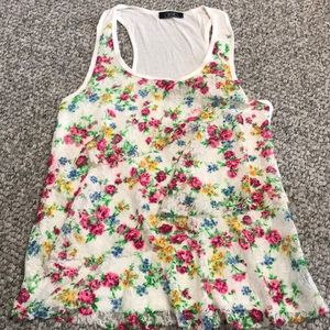 Floral tank top